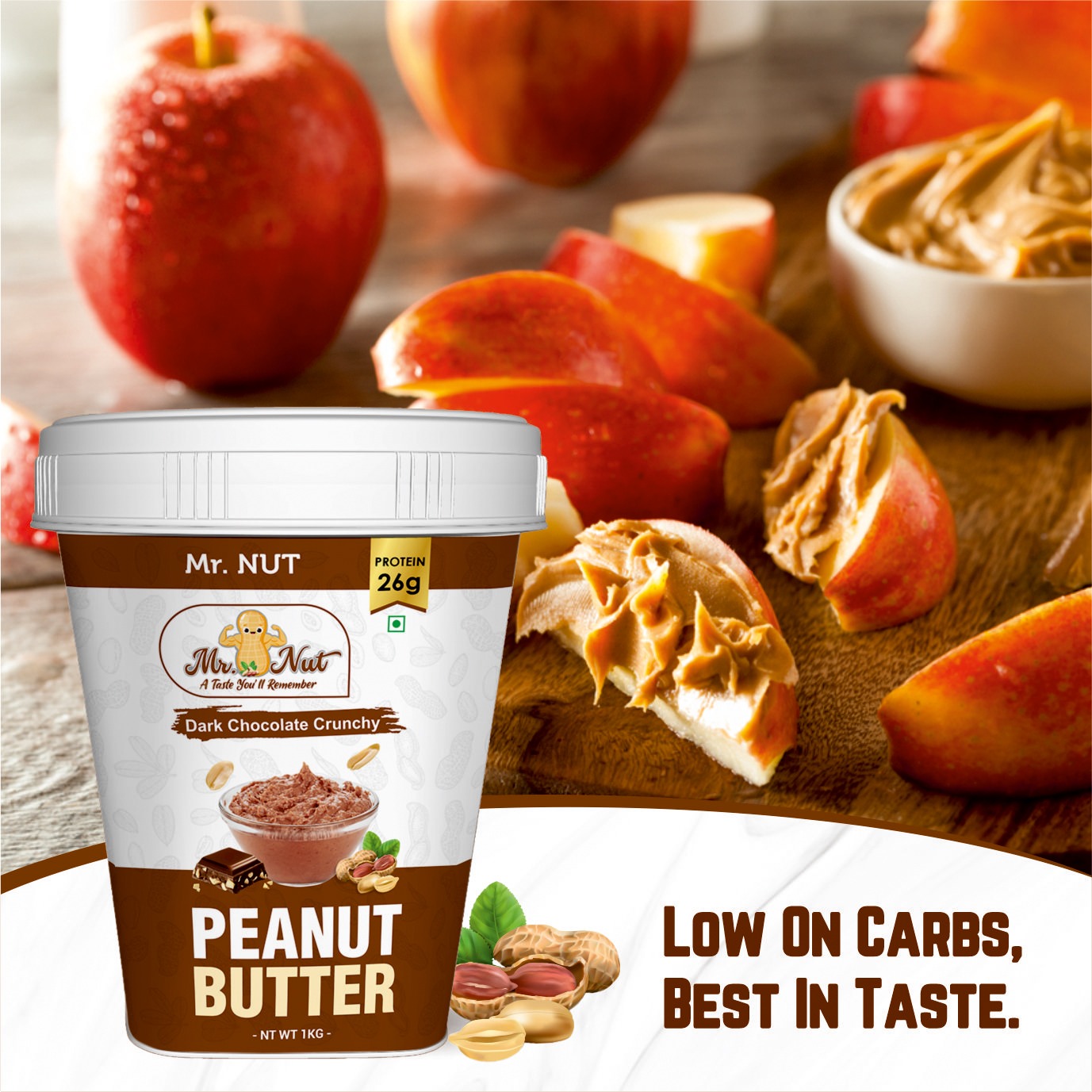 Dark Chocolate Crunchy Peanut Butter