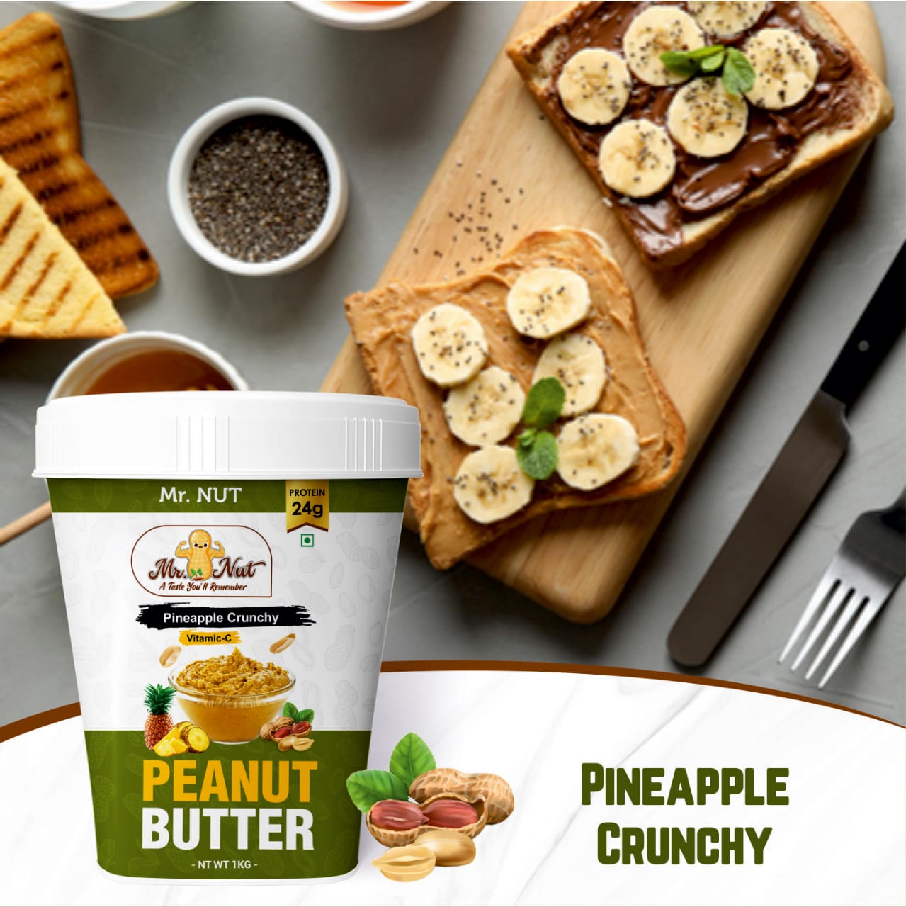 Pineapple Crunchy Peanut Butter